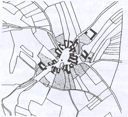Historická mapa obce