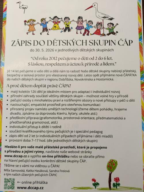 leták - zápis